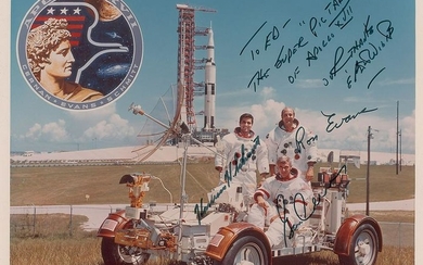 Apollo 17 Signed Photograph