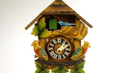 Black Forest Clock VINTAGE CUCKOO CLOCK HUBERT HERR