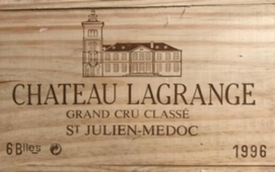 Chateau Lagrange 1996 Saint-Julien 6 bottles owc 92/100 Robert Parker...