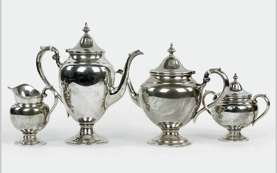 A Gorham Sterling Silver Tea and Coffee Service.