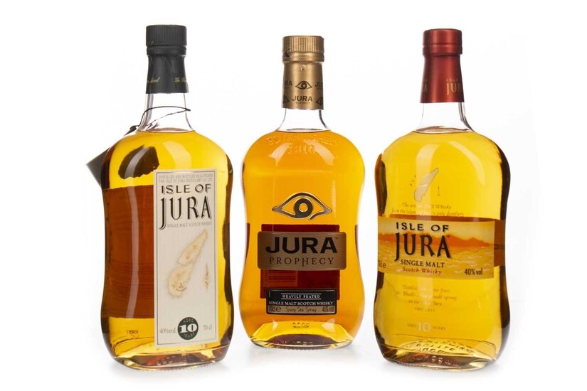 ISLE OF JURA PROPHECY AND TWO 10 YEARS OLD