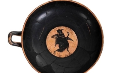Attic black figure Kylix ca. 5th century BC; height cm...