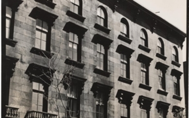 BERENICE ABBOTT (1898–1991), Brooklyn Façade: 65-71 Columbia Heights, May 14, 1936