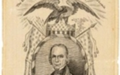 CLASSIC HENRY CLAY "HARRY OF THE WEST" SILK RIBBON.
