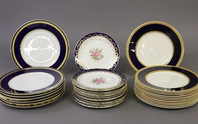 Crown Duncan, Rosenthal, and Aynsley Plates