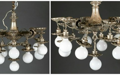 2 Edward F. Caldwell, chandeliers, Circa 1905.