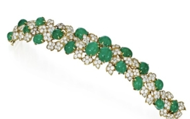 Emerald and Diamond Bracelet, David Webb