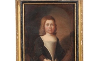 French School (late 17th century) Portrait of a young boy