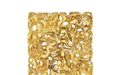Gold Pendant Clip-Brooch, Van Cleef & Arpels, France