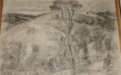 L. DETROY. "Vallon dans la Creuse". 48 x 63 cm