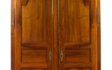 * A Louis XV Style Walnut Armoire Height 84 x width 52
