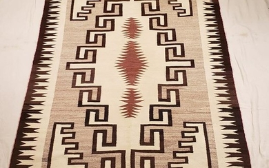 Navajo Crystal area woven rug ca 1930