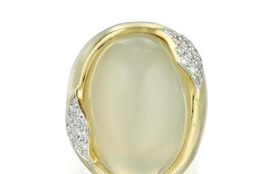 SeidenGang Moonstone and Diamond Ring