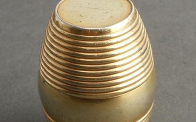 Silver-Gilt Barrel-Form Nutmeg Grater Box