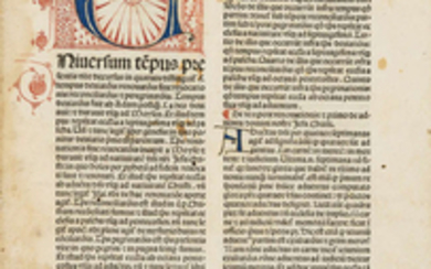 Voragine (Jacobus de) Legenda aurea sanctorum, sive Lombardica historia, Venice, Antonius de Strata, de Cremona and Marcus Catanellus, 1480.