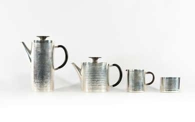 Walker & Hall, Sheffield, a four-piece silver plated