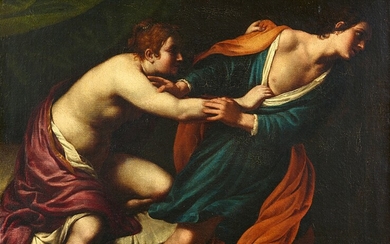 Alessandro Turchi, called Orbetto - Joseph and Potiphar's Wife