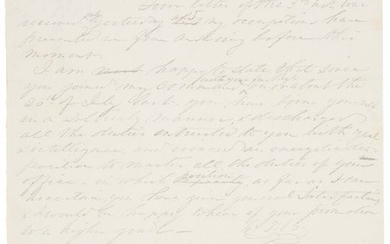 47031: Pierre G.T. Beauregard Autograph Letter Signed "