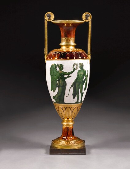 A gilt-bronze-mounted Sevres vase, 1810