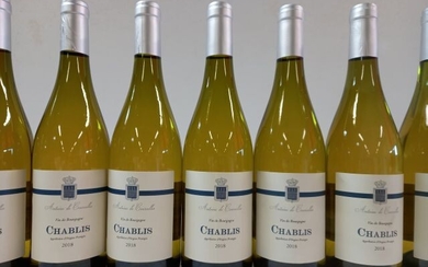 9 bouteilles de Chablis Bourgogne Blanc Antoine... - Lot 31 - Enchères Maisons-Laffitte