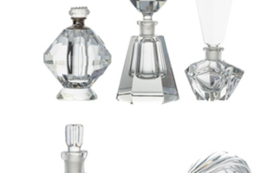 Five crystal perfumes