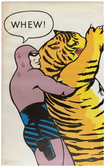 Advertising Poster The Phantom Lee Falk Tiger Comics