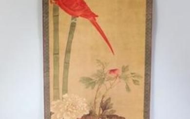 A 20TH CENTURY CHINESE PRINTED HANGING SCROLL PICTURE