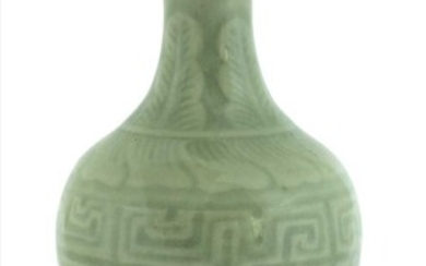 A Chinese celadon vase