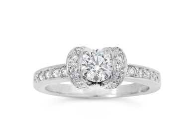 A Diamond and Platinum Ring, Tiffany & Co.