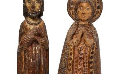 A French oak figure of Christ, 17th/18th...