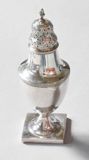 A George III Silver Sugar Caster by Walter Brind, London...