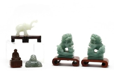 A Group of Chinese Decorative Carvings