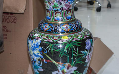 A Large Chinese Cloisonne Vase