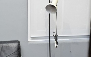 A MID CENTURY TWO LIGHT STANDARD LAMP