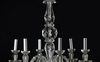 A Ralph Lauren Regency Style Six-Light Cut Crystal
