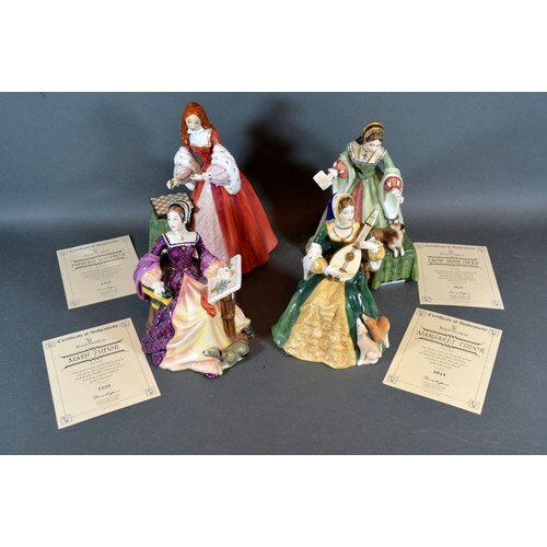 A Royal Doulton Figure 'Margaret Tudor' HN 3838 limited edit...