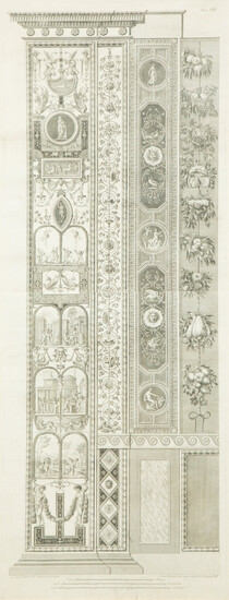 A Set of Six Giovanni Ottaviani Architectural Engravings, After Scaravelli