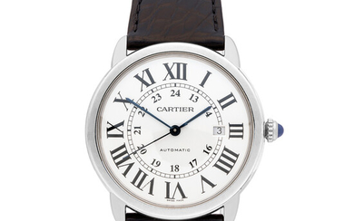 A Stainless Steel 'Ronde Solo de Cartier' Wristwatch, Cartier, circa 2017