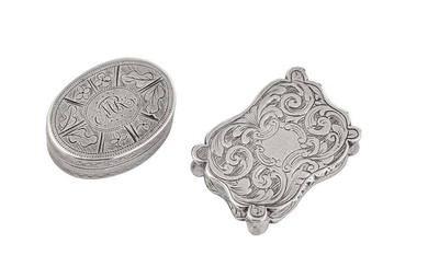 A Victorian sterling silver vinaigrette, Birmingham 1845 by William and Edward Turnpenny