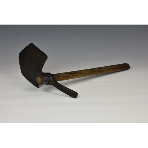 A WWI 1915 British Army issue entrenching tool, stamped to w...