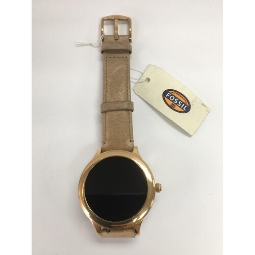 A ladies Fossil smart watch.