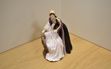 A limited edition Royal Doulton bone china figurine 'Catherine Howard' HN3449, limiited edition