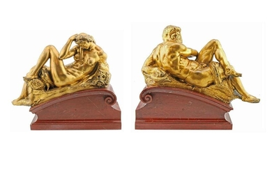 Achille Collas (1794-1859) French Gold Washed Bronzes
