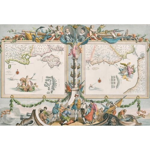 After Hubert-Francois Gravelot (1699-1773) French. "Armada M...