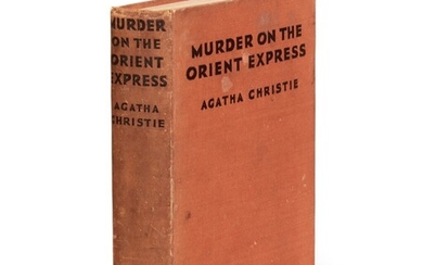 Agatha Christie | Murder on the Orient Express, FIRST EDITION, original orange cloth