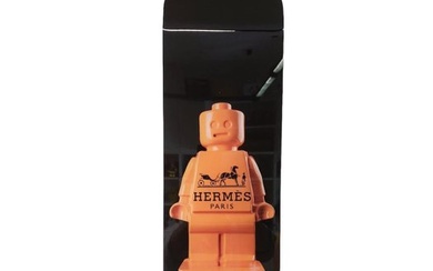 Alessandro Piano - Alter Ego Orange Skateboard - AlePianoArt lego Hermes tribute