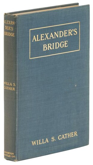 Alexander's Bridge by Cather, 1st Edition