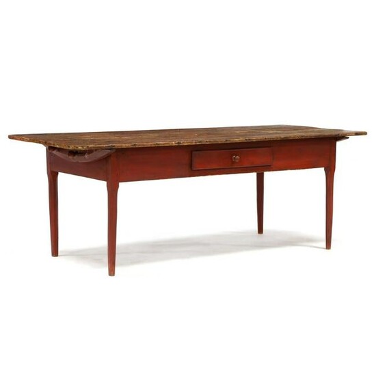 American Country Federal Painted Pine Farm Table
