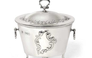 An Edward VII Silver Tea-Caddy by William Hutton and Sons, London, 1903