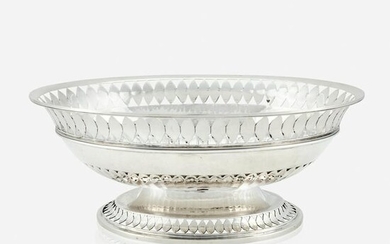 An Italian sterling silver footed bowl, Illario